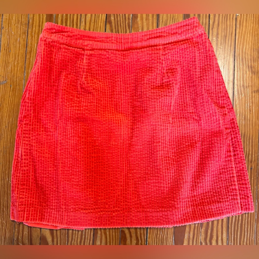 Boden Wide Wale Corduroy Faux Wrap Skirt- Size 6 - Picture 2 of 4